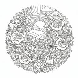 Floral Coloring