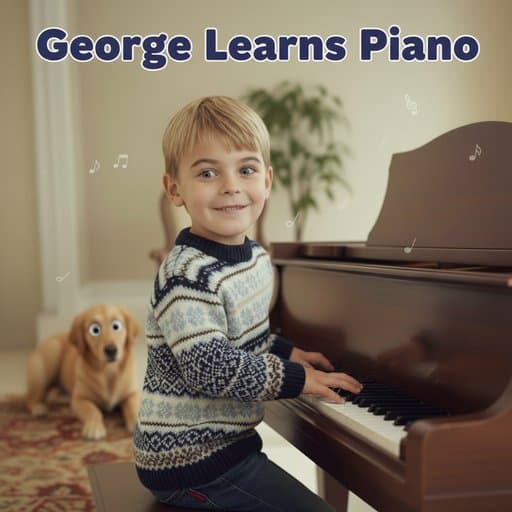 George Learns Piano